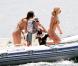 Elisabetta Canalis sur le lac de Côme, le 27 juin 2010