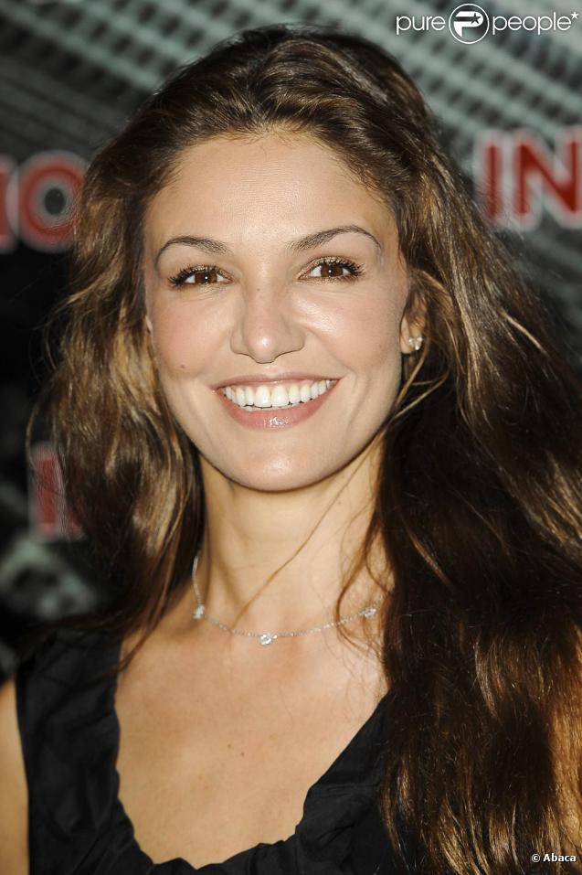Nadia Farès lors de la première de Inception à Paris le 10 juillet 2010.