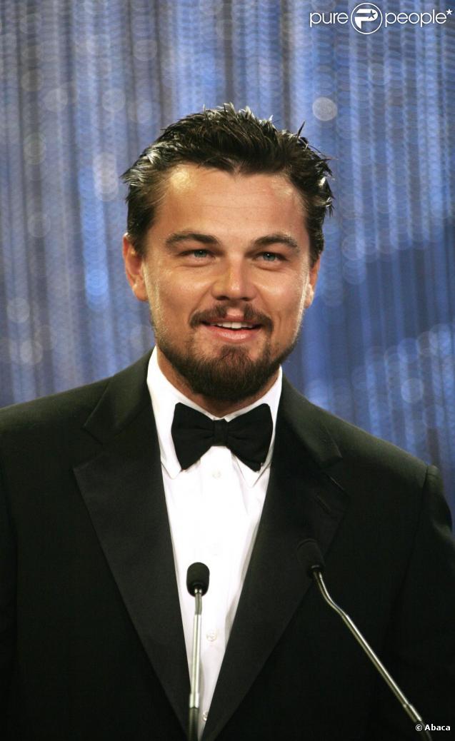 Leonardo DiCaprio barbu mais l gant en 2007 lors du festival du film de 