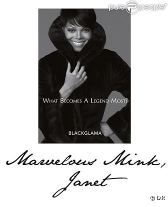 Janet Jackson pour Blackglama