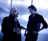 Gaspard Ulliel et Martin Scorsese sur le tournage de Bleu 