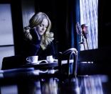 Ingrid Schram sur le tournage de Bleu de Chanel 