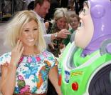 La chanteuse et danseuse Jenny Frost à l'occasion de l'avant-première de  Toy Story 3 , à l'Empire Leicester Square de Londres, le 18 juillet 2010.