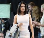 Salma Hayek lors d'un shooting pour Avon à Los Angeles