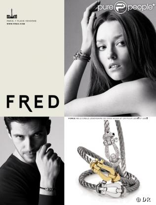 Audrey Marnay et Melvil Poupaud posent pour le Joaillier Fred