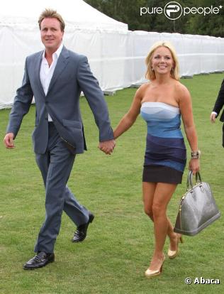 Geri Halliwell et Henry Beckwith lors du match polo Cartier International Polo au Polo Guards Club à Engham en Angleterre le 25 juillet 2010