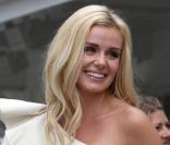 La chanteuse Katherine Jenkins lors du match de polo Cartier international au Guards Polo Club à Windsor le 25 juillet 2010