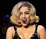 Lady Gaga en concert à Denver, dans le Colorado, le 28 juillet 2010