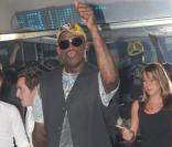 Dennis Rodman au VIP Room de Saint-Tropez, le 29 juillet 2010.