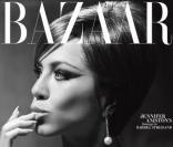 Jennifer Aniston en couverture du Harper\'s Bazaar du mois de septembre 2010