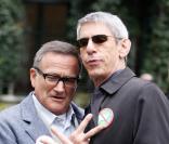 Robin Williams et Richard Belzer, 'à la vie à la mort', sur le tournage de Law and Order le 28 mars 2008