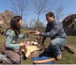 Moment de romantisme pour MArgarida et Philippe !