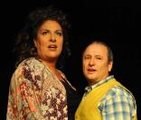 Marianne James dans  Les Insatiables  avec Patrick Braoudé, septembre 2009