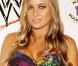 Carmen Electra au Tropicana Bar du Hollywood Roosevelt Hotel (Los Angeles) le 13 août 2010 pour le lancement du Summerslam WWE 2010
