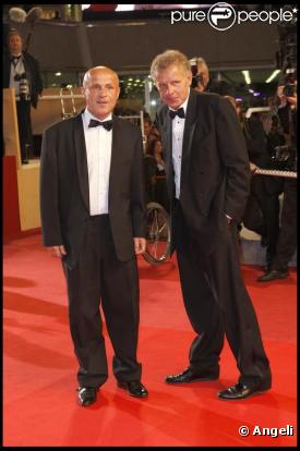 Olivier et Patrick Poivre d'Arvor à Cannes en mai 2009 