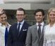 Victoria, son mari Daniel, son frère Carl Philip et sa soeur Madeleine, lors de la célébration du bicentenaire de la session du Parlement de 1810 à Orebro en Suède le 21 août 2010