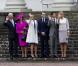 Le roi Charles XVI Gustave de Suède, la reine Silvia, Victoria, Daniel son mari, Carl Philip et Madeleine lors de la célébration du bicentenaire de la session du Parlement de 1810 à Orebro en Suède le 21 août 2010