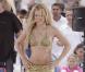 Shakira sur le tournage de son clip à Barcelone le 18 août 2010