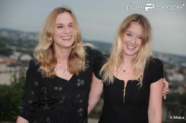 Diane Kruger et Ludivine Sagnier au festival du film d'Angoulême, présentent  Pieds nus sur les limaces.  26 août 2010