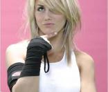 Laura Scariot lors des castings de Nouvelle Star, en mars 2007.