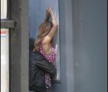 Billie Piper sur le tournage de Journal intime d'une call-girl
