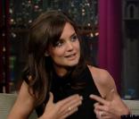 Katie Holmes, invitée du Late Show de David Letterman