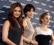 Aishwarya Rai, Lin Chi-ling et Kate Winslet au lancement de la montre Dolce Vita, de la marque Longines. 8/09/2010
