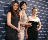 Aishwarya Rai, Lin Chi-ling et Kate Winslet au lancement de la montre Dolce Vita, de la marque Longines. 8/09/2010