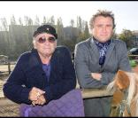 Claude et Alexandre Brasseur à Cabourg en octobre 2008<br />