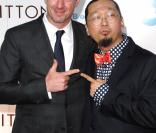 Daniel Lalonde, PDG de Louis Vuitton en Amérique du Nord et l'artiste Takashi Murakami