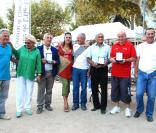 Véronique de Villèle, Hermine de Clermont-Tonnerre et les vainqueurs du tournoi au 3e National Pasquale-Paoli, le 19 septembre 2010. L'Île-Rousse 