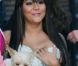 La starlette Snooki sort de l'émission de David Letterman (21 septembre 2010)