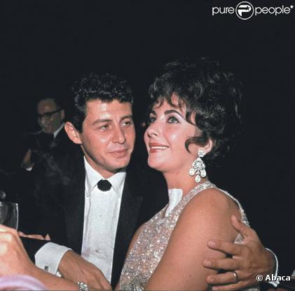 Eddie Fisher et Elizabeth Taylor en 1960 