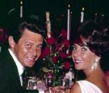 Eddie Fisher et Elizabeth Taylor lors de la 32ème cérémonie des Oscars en 1960 