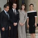 Carla Bruni dévoile sa nouvelle coupe devant l'élégante Victoria de Suède !