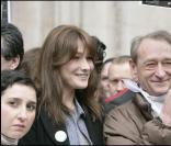 Carla Bruni-Sarkozy et Bertrand Delanoë défilent à Paris en faveur de la libération d'Ingrid Betancourt