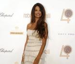 La délicieuse Afef Jnifen dans une robe blanche Cavalli<br />