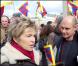 PHOTOS : les people manifestent en faveur du Tibet