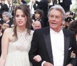 Alain Delon et Anouchka Delon à Cannes, 14 mai 2010. 
