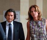 Rosalie Van Breenem arive au palais de justice avec son nouveau mari Roberto Agostinelli. Photo exclusive