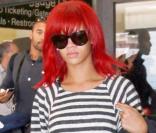 Rihanna et Matt Kemp arrivent très distants à l'aéroport de Los Angeles le 9 octobre 2010