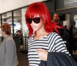 Rihanna et Matt Kemp arrivent très distants à l'aéroport de Los Angeles le 9 octobre 2010