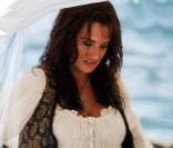 Penélope Cruz, enceinte, sur le tournage de  Pirates des Caraïbes - La Fontaine de Jouvence , en septembre 2010.