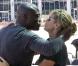 Heidi Klum et Seal se quittent à l'aéroport de Los Angeles. Septembre 2010