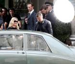 Kate Moss sur le tournage de la publicité Dior à Paris le 2 octobre dernier