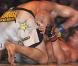 Alex Reid face à Tom Watson à l'occasion du BAMMA 4, à Birmingham, le 25 septembre 2010