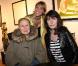 Michèle Morgan, Sabine Anthony et Deborah Marshall à la Galerie Vieceli, à Paris, le 14 octobre 2010.