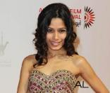 Freida Pinto à l\'occasion de la présentation de <em>Miral</em>, dans le cadre du Festival International du Film d\'Abu Dhabi, aux Emirats Arabes Unis, le 21 octobre 2010.