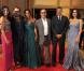 Rula Jebreal, Julian Schnabel, Freida Pinto et Yasmine Elmasri à l'occasion de la présentation de Miral , dans le cadre du Festival International du Film d'Abu Dhabi, aux Emirats Arabes Unis, le 21 octobre 2010.