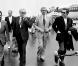 Image du documentaire Toscan : Daniel Toscan du Plantier entouré de Federico Fellini et Marcello Mastroianni